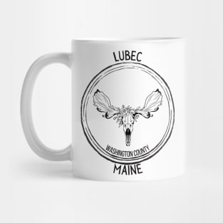 Lubec Maine Moose Mug
